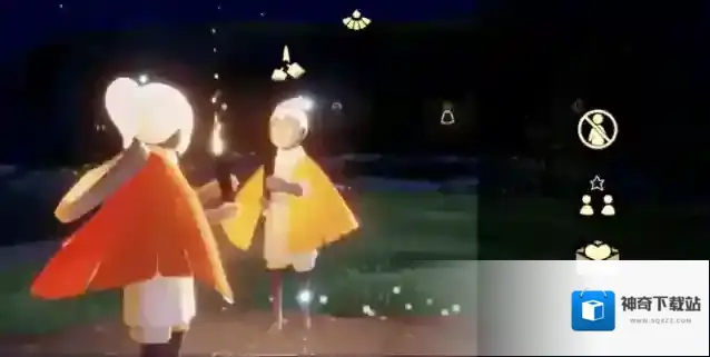 光遇传送后怎么牵手