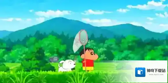 蜡笔小新煤炭镇的小白不曲