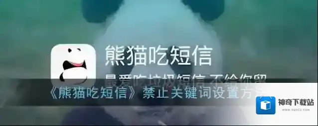 熊猫吃短信输入关键词