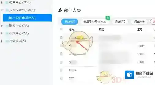 钉钉人员