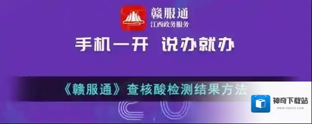 《赣服通》查核酸检测结果方法