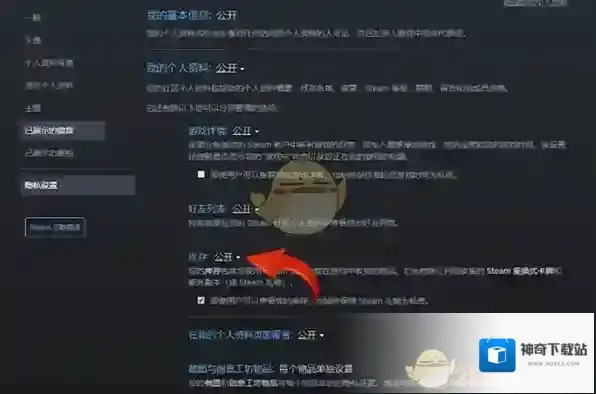 Steam页面