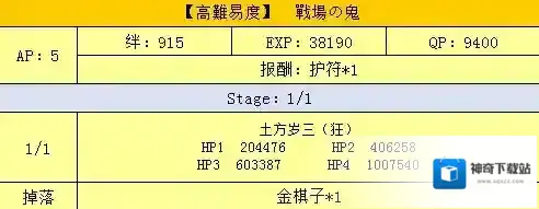 FGO明治维新复刻高难本配置攻略 副本敌人配置掉落一览