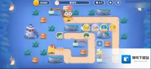 保卫萝卜4阿波道长第26关通关攻略