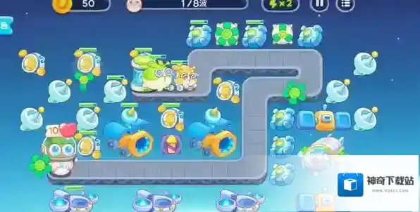 保卫萝卜4太空穿越第10关满星攻略